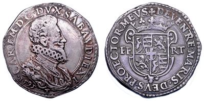 Ducato di Savoia, Carlo Emanuele I Il Grande, Ducatone 1595, VI tipo