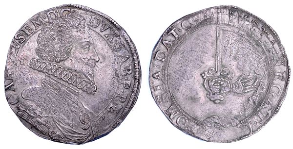 DUCATO DI SAVOIA. CARLO EMANUELE I Il Grande, 1580-1630. Scudo s.d. II Tipo, Spadino.