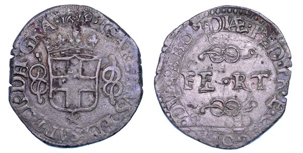 DUCATO DI SAVOIA. CARLO EMANUELE I Il Grande, 1580-1630. Da 6 soldi 1629.
