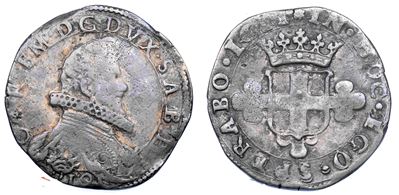 Carlo Emanuele I di Savoia, Ducato, 2 fiorini, 1610-1611