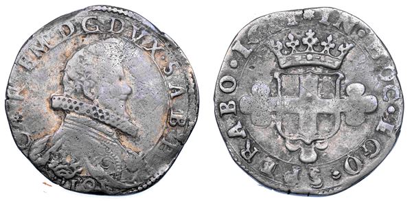 DUCATO DI SAVOIA. CARLO EMANUELE I Il Grande, 1580-1630. Da 2 fiorini 1610/1611.