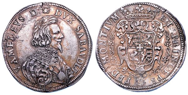 DUCATO DI SAVOIA. VITTORIO AMEDEO I Il Leone di Susa,  1630-1637. Ducatone 1632.