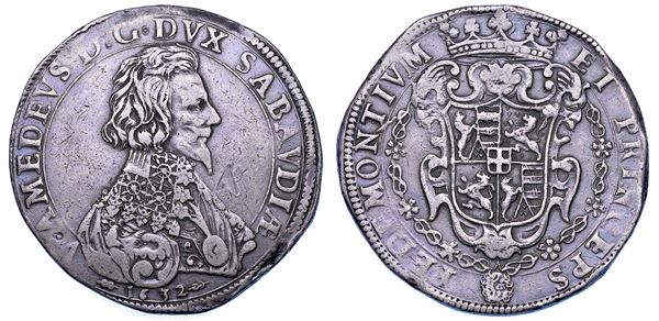 DUCATO DI SAVOIA. VITTORIO AMEDEO I Il Leone di Susa,  1630-1637. Ducatone 1632.