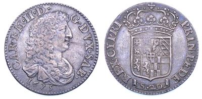 Carlo Emanuele II di Savoia, Lira nuova 1675