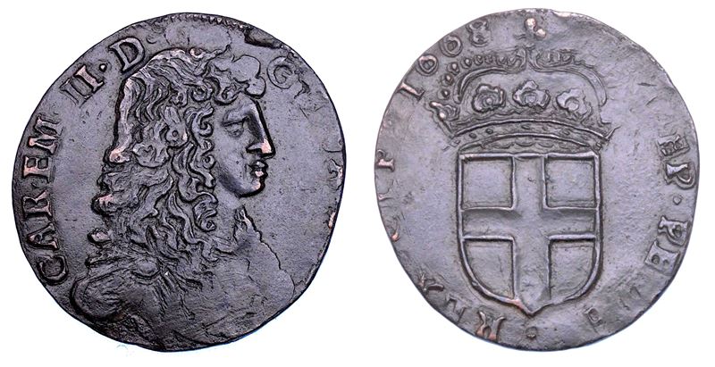 DUCATO DI SAVOIA. CARLO EMANUELE II L'Adriano del Piemonte, 1638-1675. Da 5 soldi 1668. II tipo. Coniato in rame.  - Auction Numismatics - Cambi Casa d'Aste