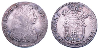 Vittorio Amedeo II di Savoia, Lira del 1704, III tipo