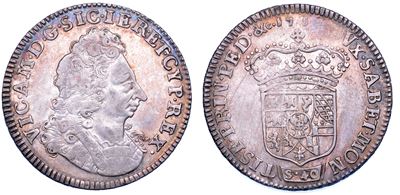 Ducato di Savoia, Vittorio Amedeo II, 2 Lire 1717