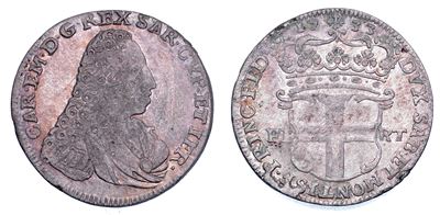 Regno di Sardegna, Carlo Emanuele III di Savoia, 5 Soldi, 1733