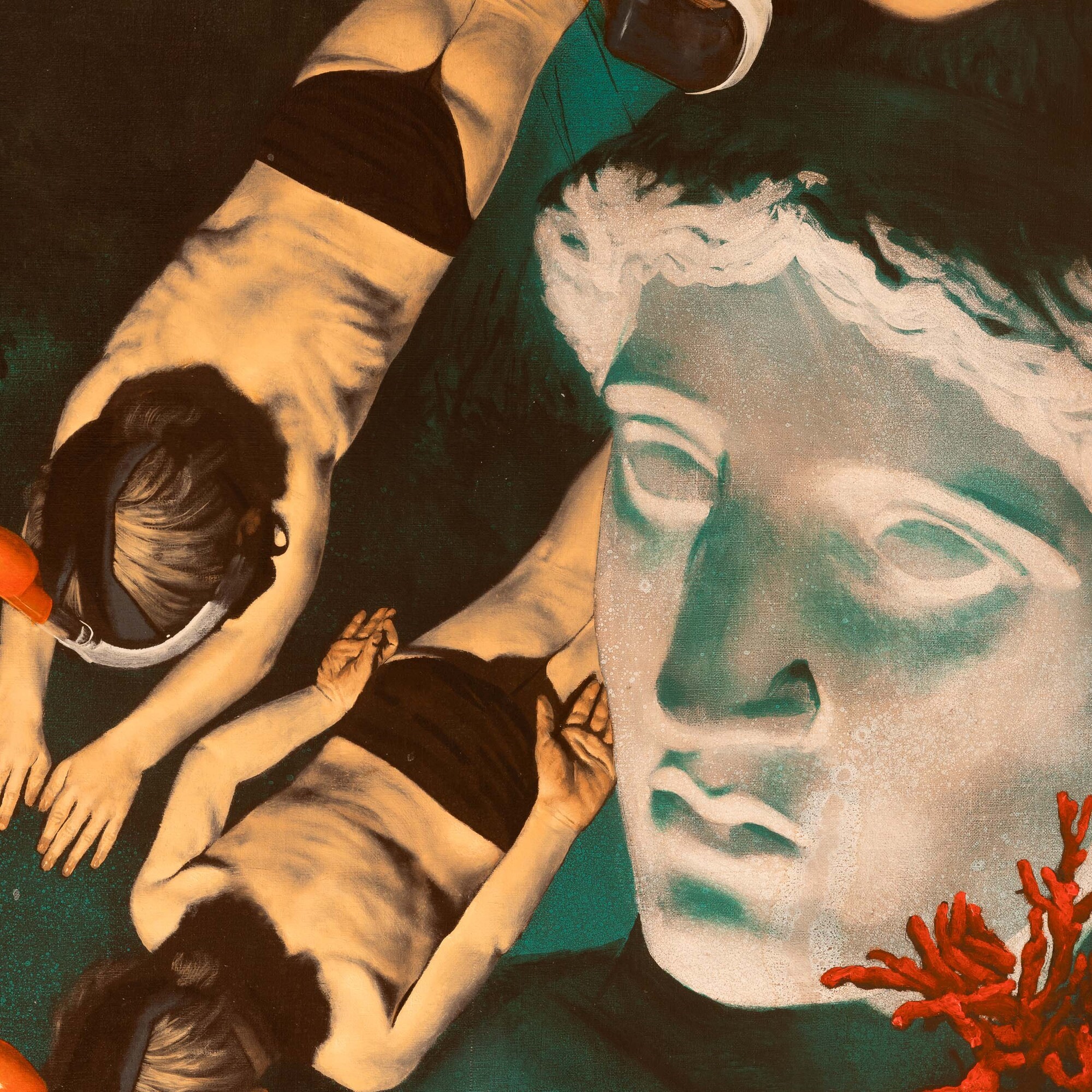 Alex Folla - Argonauti 03, 2022, olio su tela