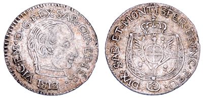 Regno di Sardegna, Vittorio Emanuele I di Savoia, Reale Sardo 1812, Cagliari