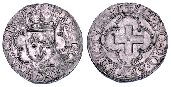 TORINO. FRANCESCO I D'ANGOULEME, 1515-1547. Dozzeno.