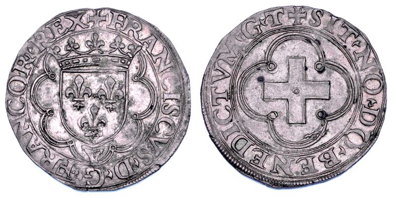 TORINO. FRANCESCO I D'ANGOULEME, 1515-1547. Dozzeno.  - Asta Numismatica - Cambi Casa d'Aste