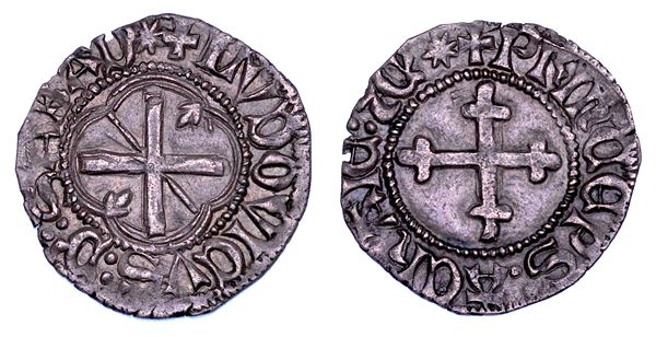 LUDOVICO DI SAVOIA ACAJA, 1402-1418. Quarto I tipo. Torino.