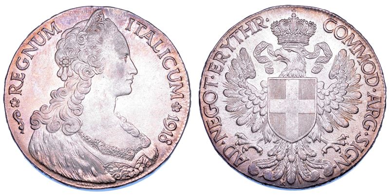 REGNO D’ITALIA - COLONIA DELL’ERITREA. VITTORIO EMANUELE III DI SAVOIA, 1900-1943. Tallero Italicum 1918.  - Asta Numismatica - Cambi Casa d'Aste