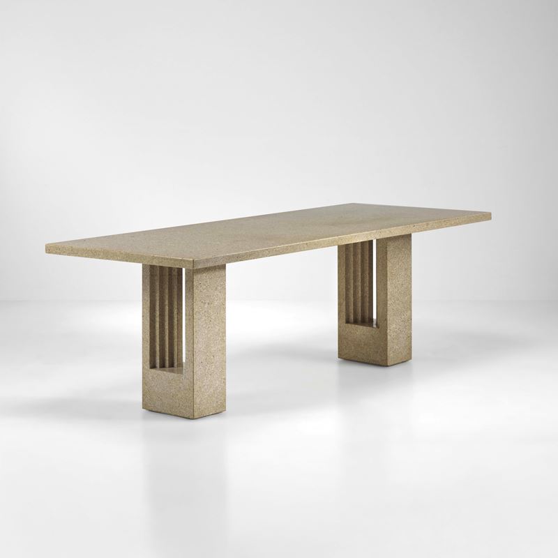 Carlo Scarpa e Marcel Breuer : Tavolo mod. Delfi.  - Asta Design Properties - Cambi Casa d'Aste