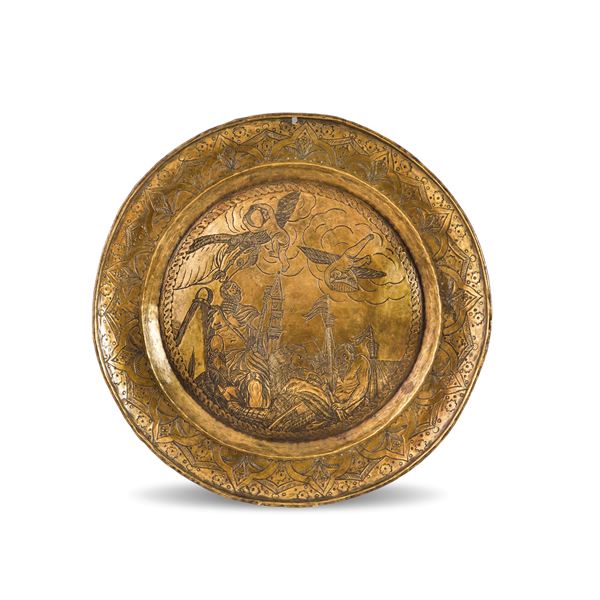 Piatto elemosiniere. Venezia, XVI-XVII secolo