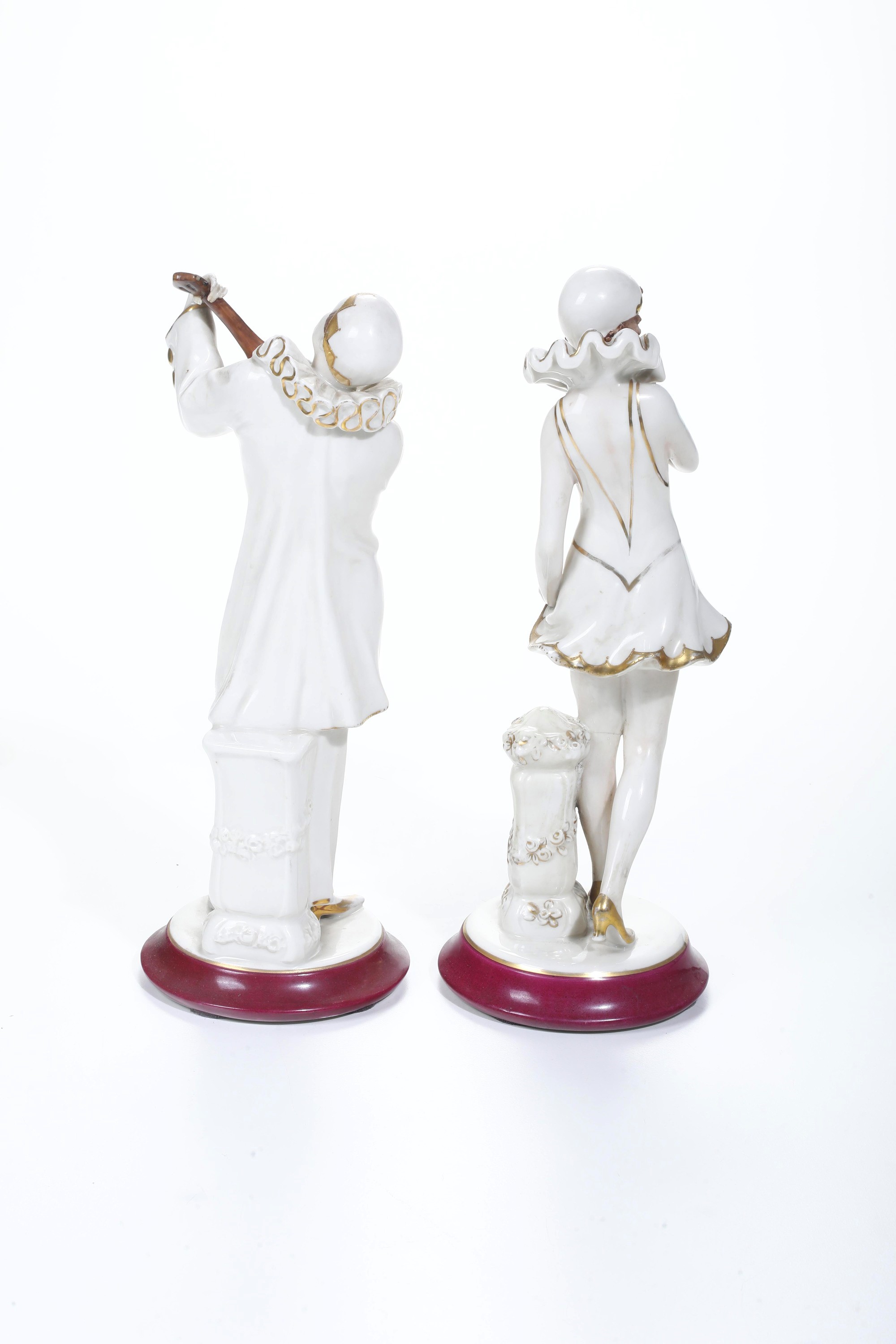 Royal Dux, Coppia di figure in porcellana