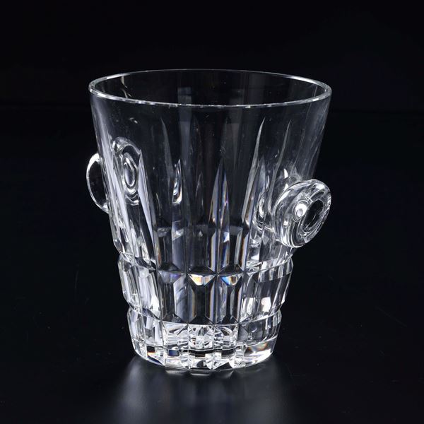 Secchiello portaghiaccio “Manhattan” Francia, Manifattura Saint Louis, fine del XX secolo 