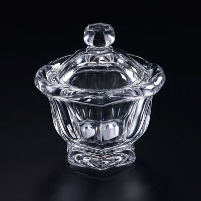 Baccarat (manifattura), Zuccheriera “Harcourt” in cristallo inciso, XX secolo