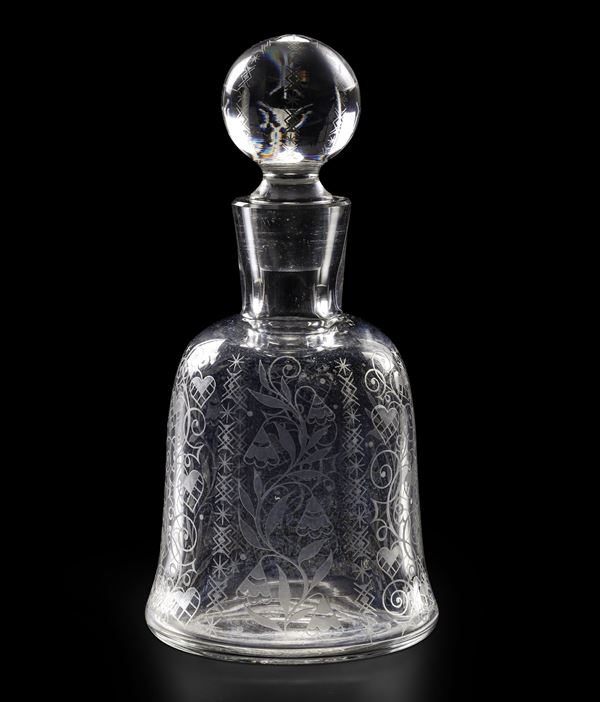 Bottiglia “Argentina” Francia, Manifattura Baccarat, 1943-1961 