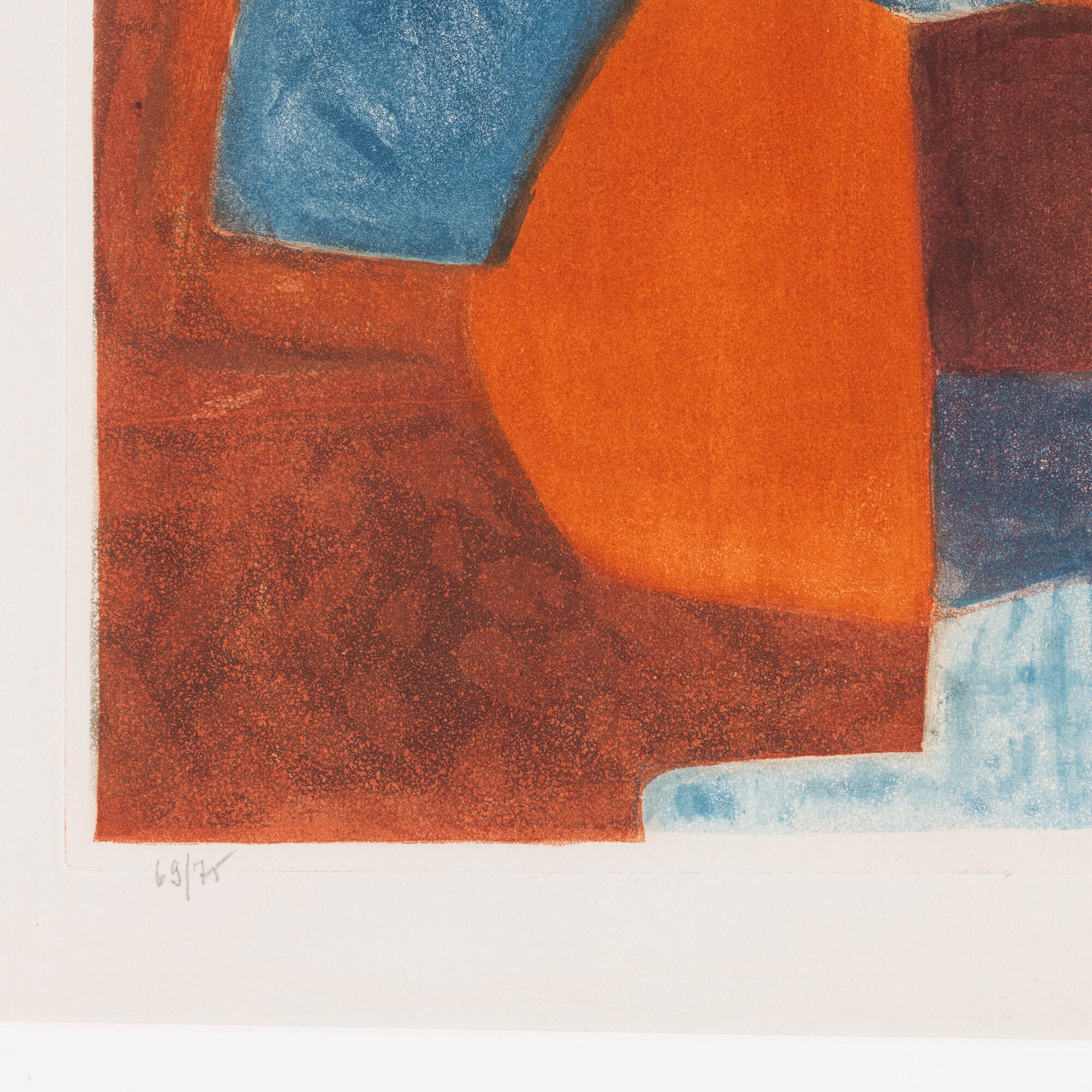 Serge Poliakoff - Composizione Rosso e Blu