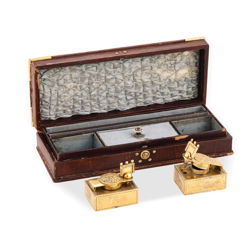 Bronze and ivory inkwell, 1800s (Cites permit needed)  - Auction Italian Mansions - Cambi Casa d'Aste