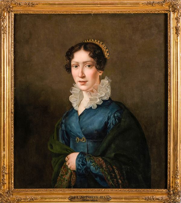 Ritratto di giovane donna con scialle