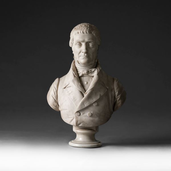 A gentleman. Attributed to P. Marchesi, Lombardy, 1800s