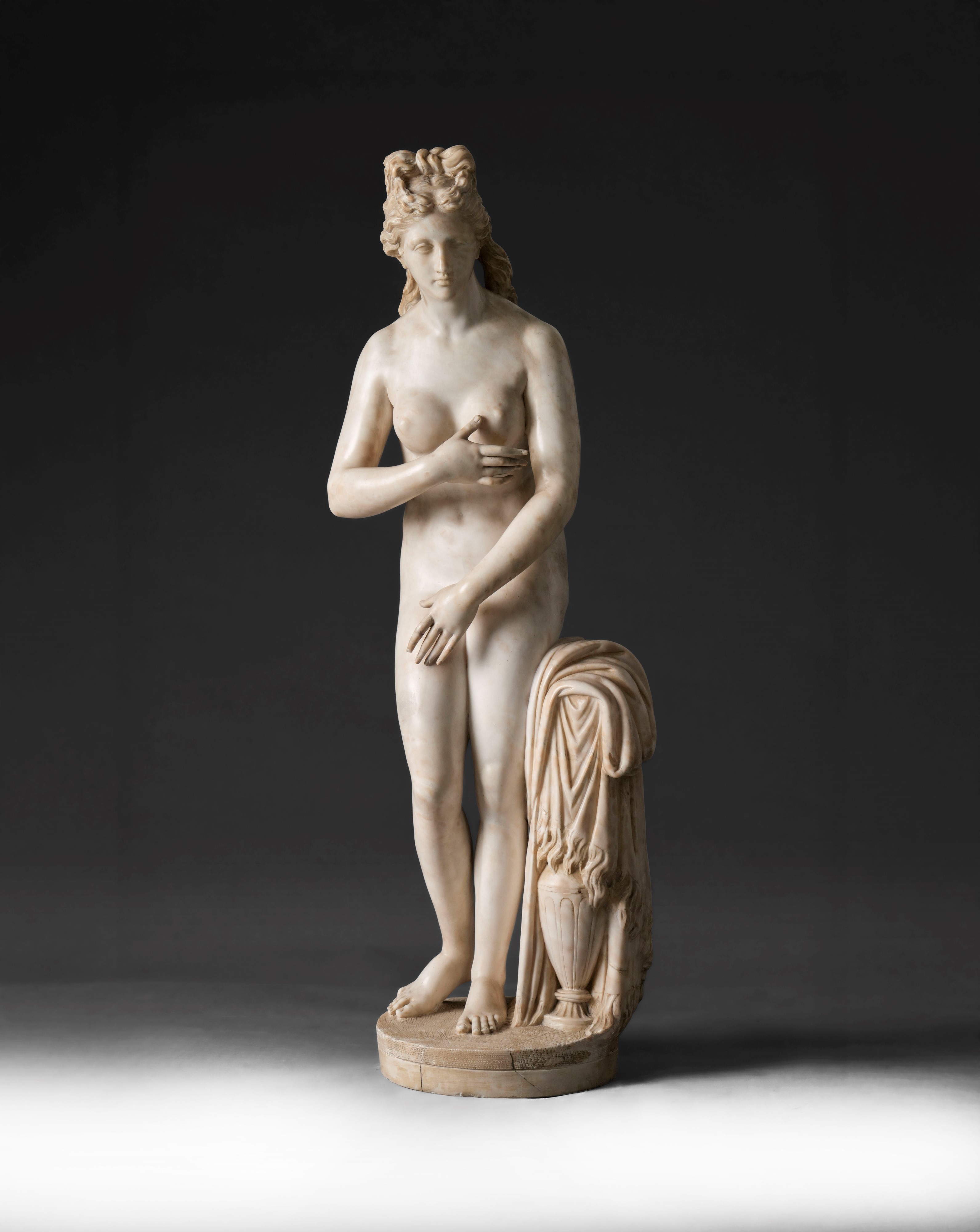 Venere Capitolina, scultura in marmo bianco, Italia, XVIII-XIX secolo