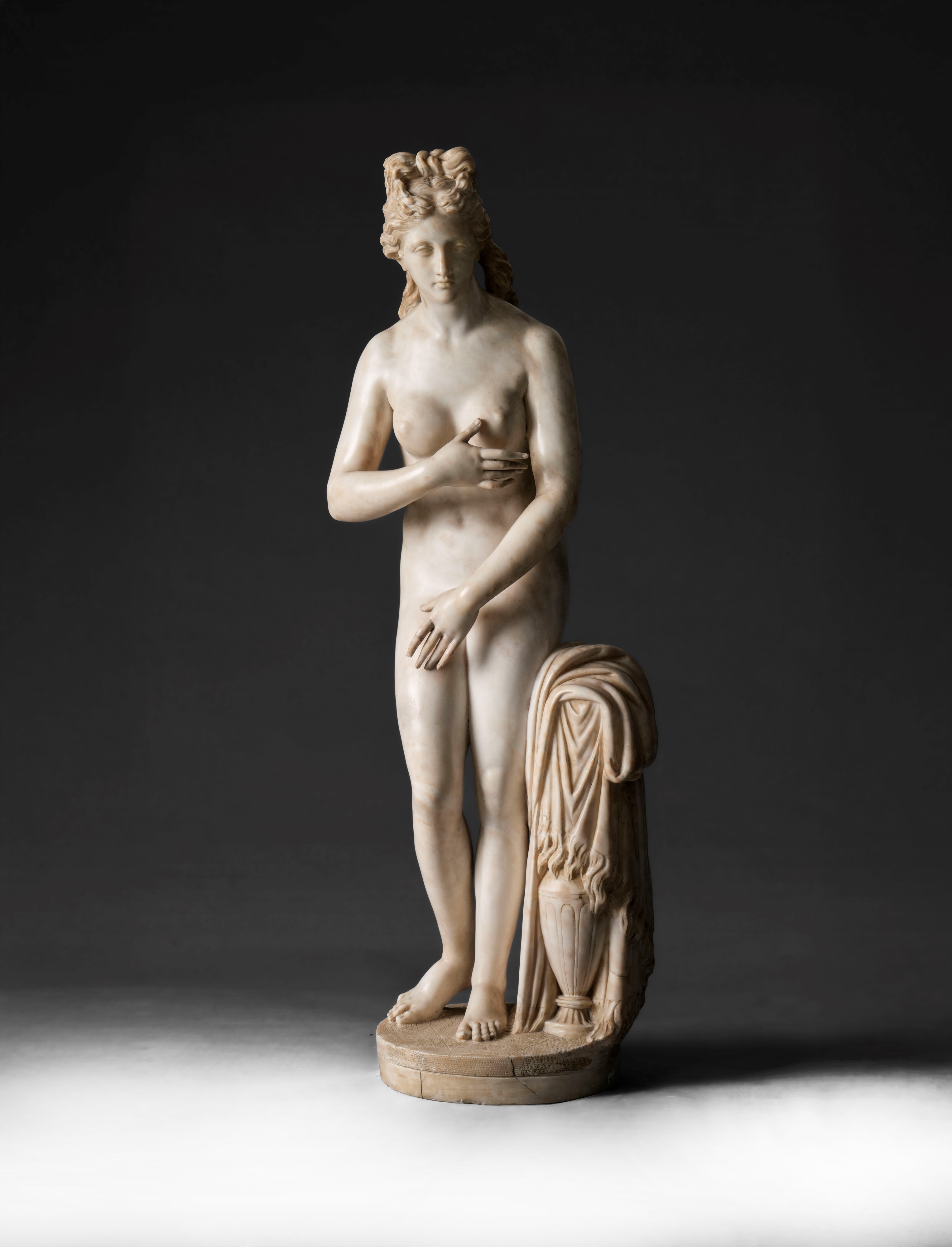 Venere Capitolina, scultura in marmo bianco, Italia, XVIII-XIX secolo