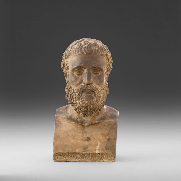 Herm of Heraclitus. Circle of B. Cavaceppi, Rome, 17/1800s