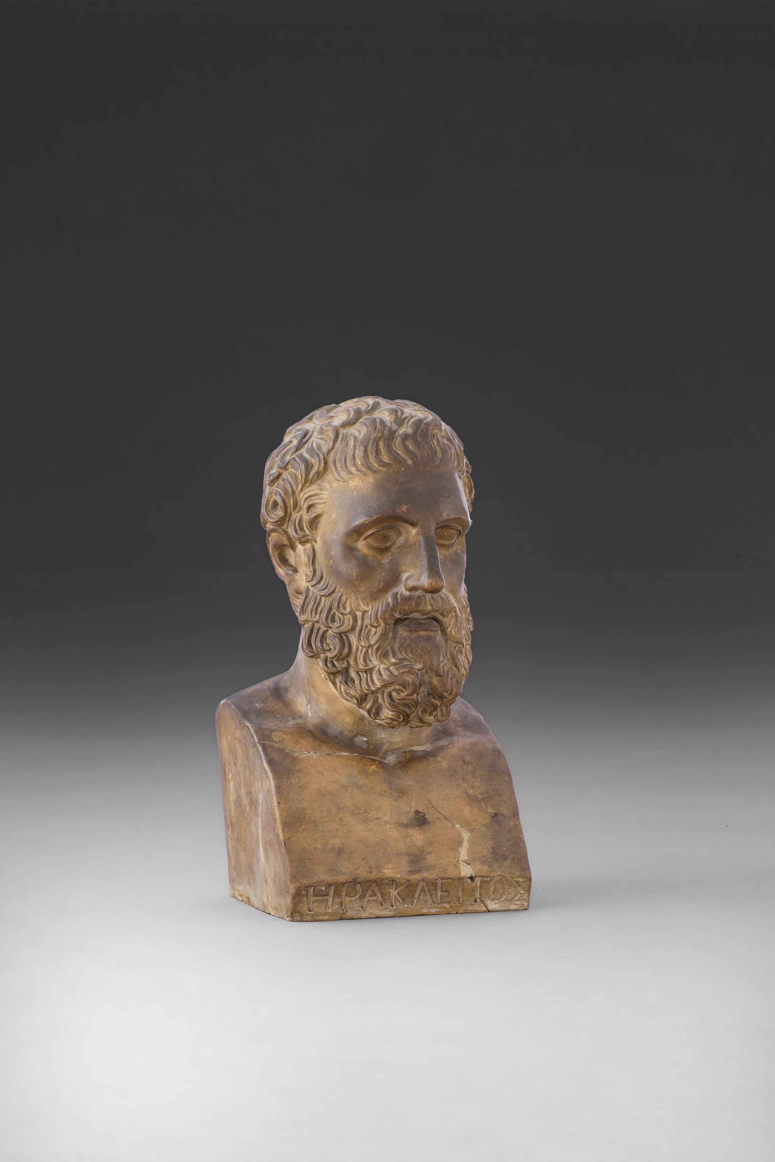 Bartolomeo Cavaceppi, Erma di Eraclito, terracotta, XVIII-XIX secolo