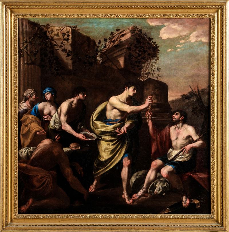 Antonio De Bellis : A. De Bellis, Jacob and Esau  - Auction Professor Ferdinando Cappelletti's Fine Art Collection - Cambi Casa d'Aste