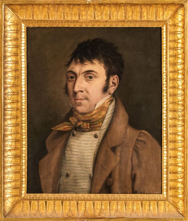 Portrait of a young man, late 1700s