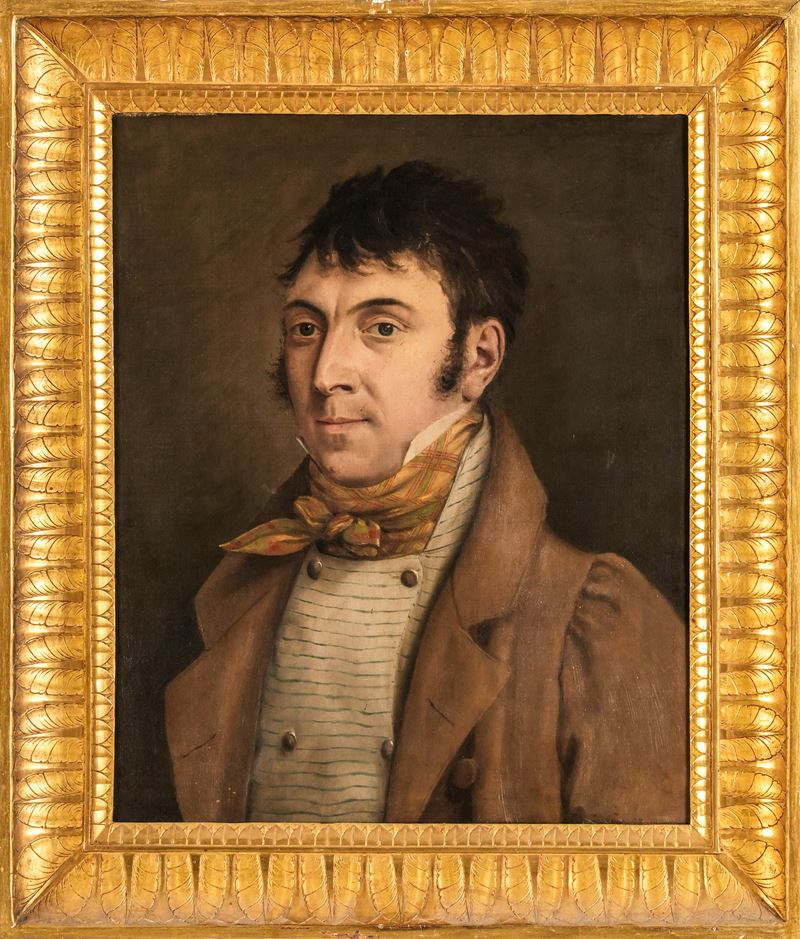 Portrait of a young man, late 1700s  - Auction Professor Ferdinando Cappelletti's Fine Art Collection - Cambi Casa d'Aste