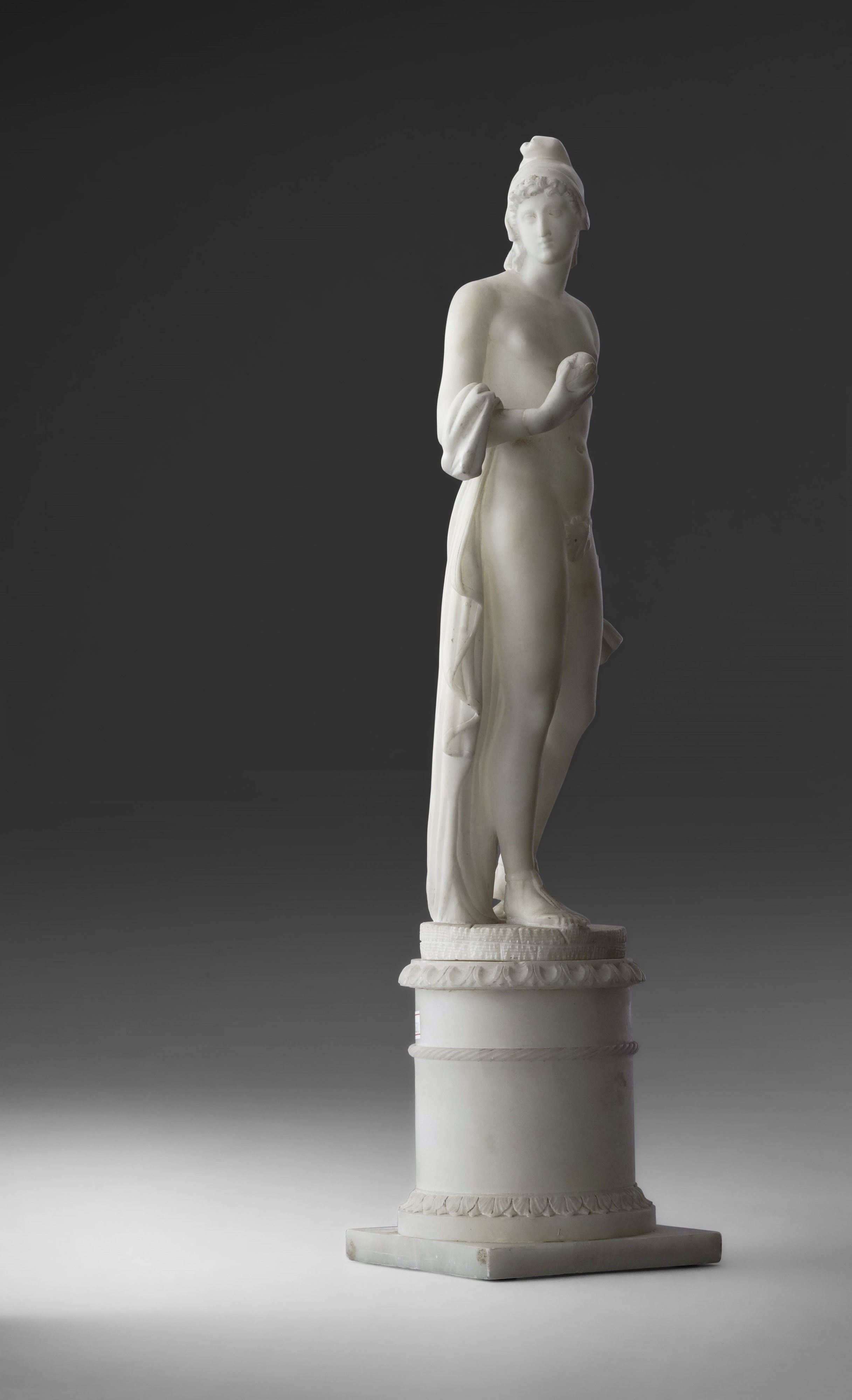 Autore non identificato, Paride - Scultura in alabastro, XIX secolo, Arte neoclassica italiana (T...