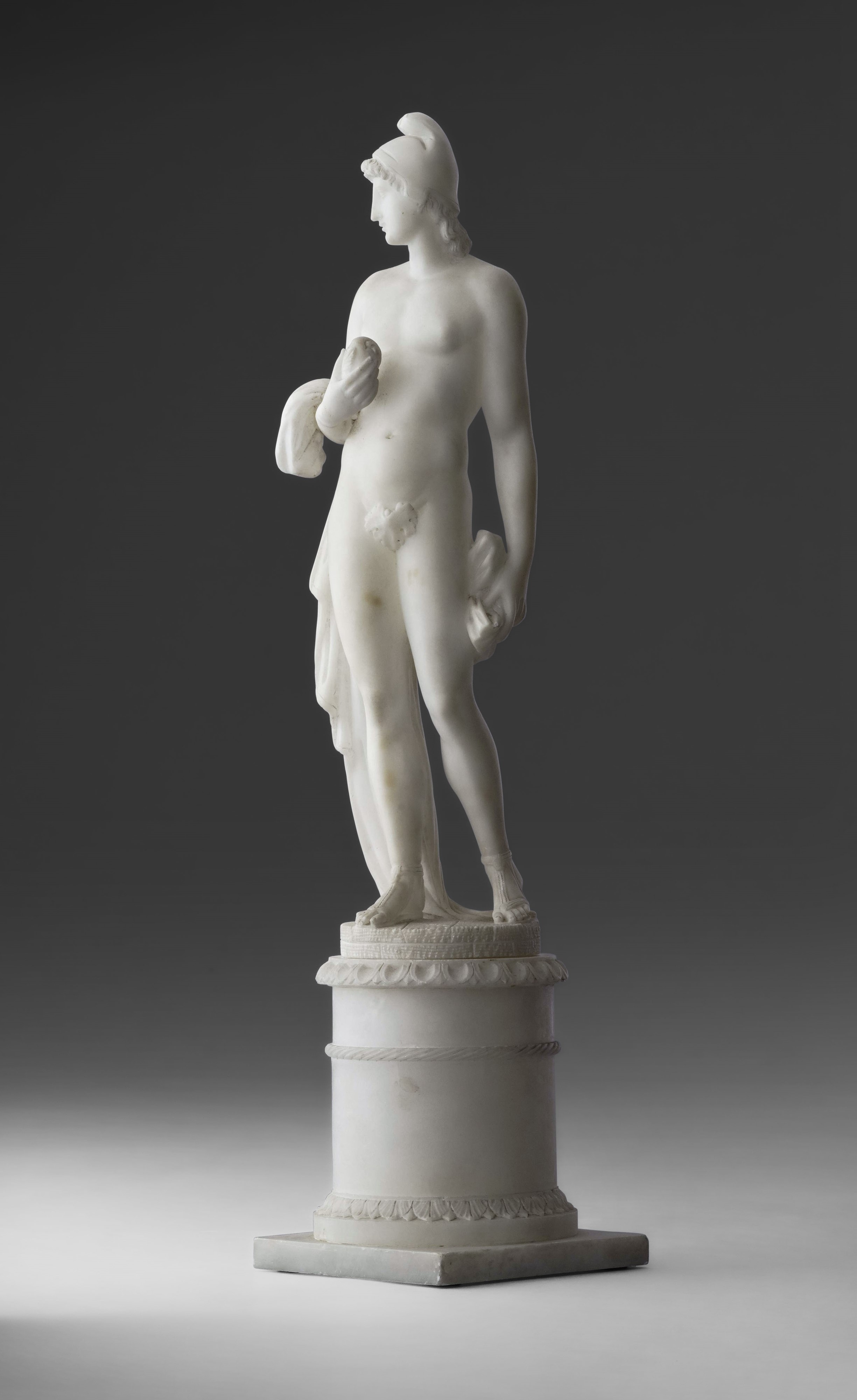 Autore non identificato, Paride - Scultura in alabastro, XIX secolo, Arte neoclassica italiana (T...