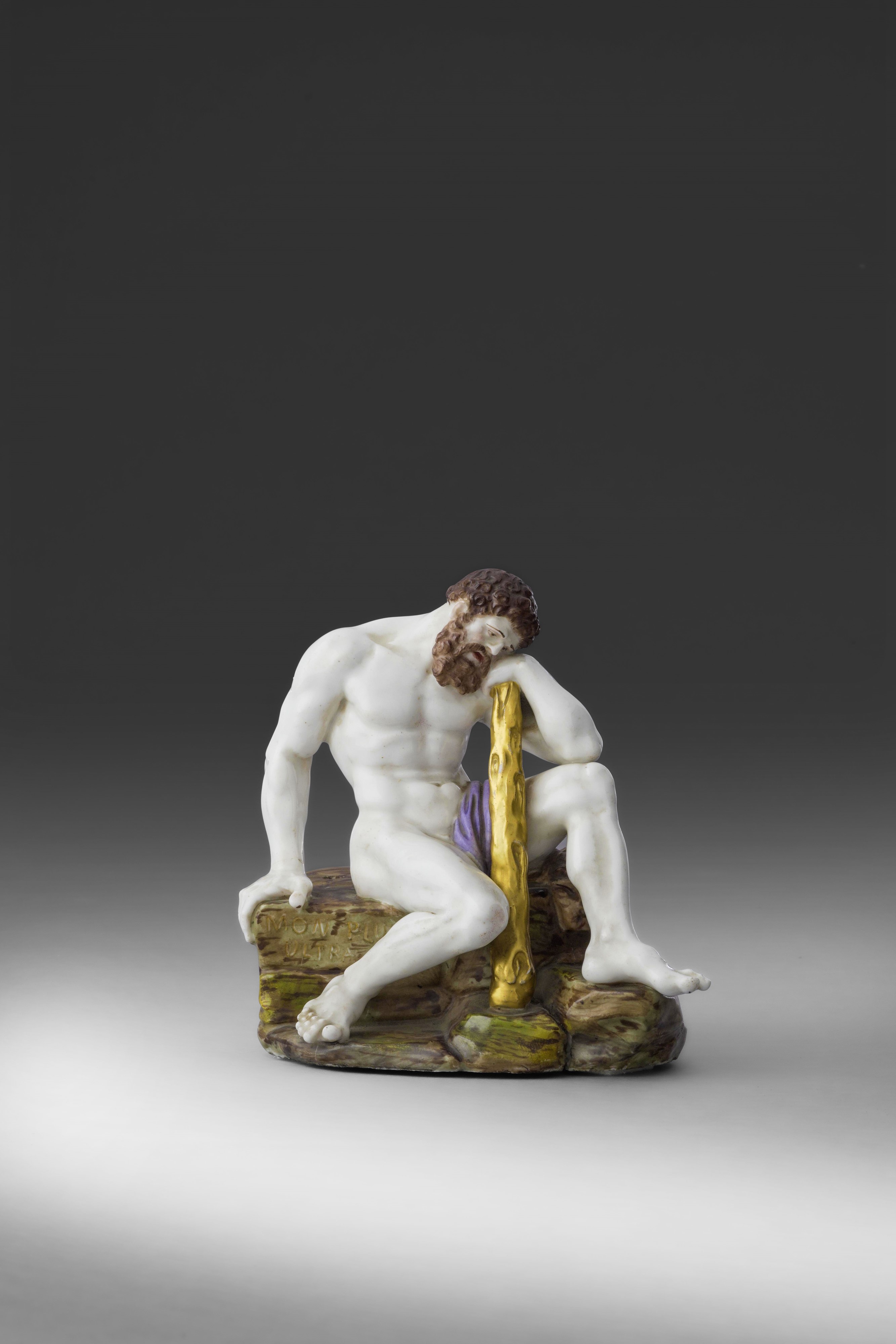Porcellana della Real Fabbrica Ferdinandea, Figura di Ercole, Napoli, 1780-1795 circa