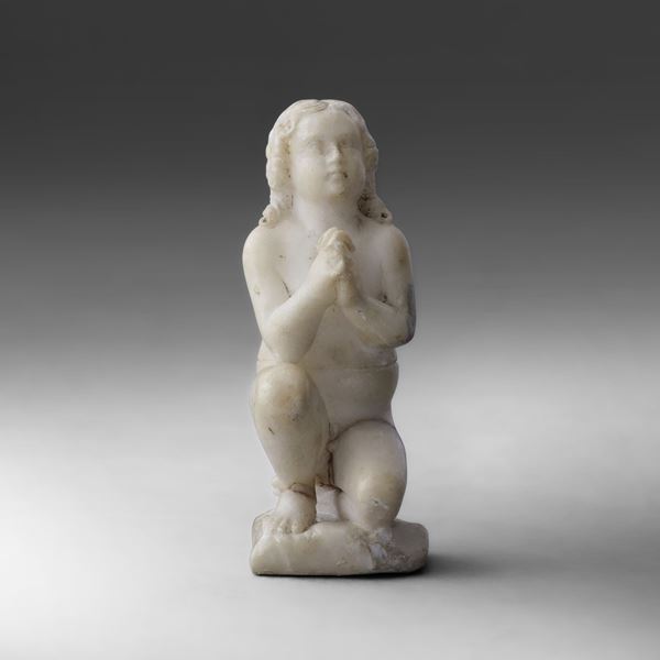 Praying child, Neoclassical Italian art, 17/1800s