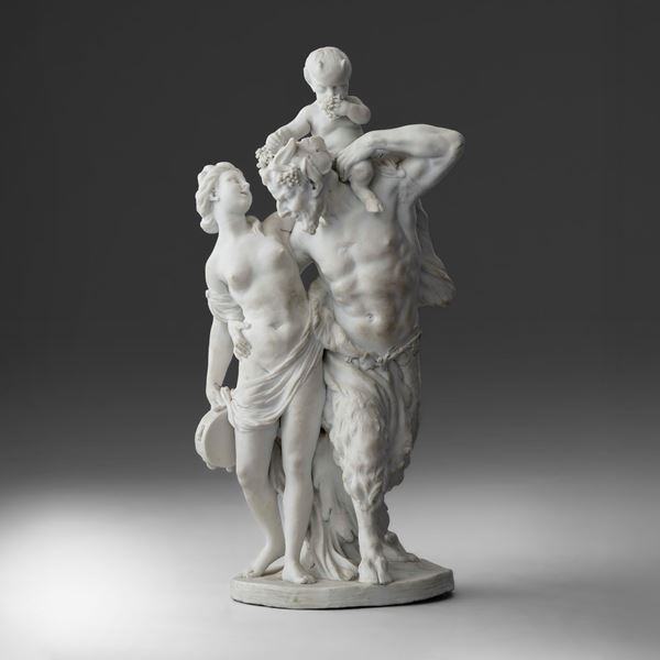 Group with Satyrs and Bacchante. Naples (?), early 1800s