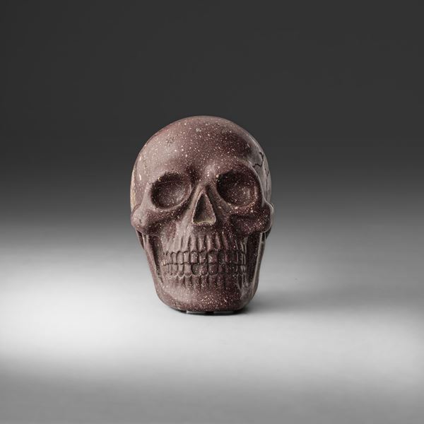 Memento mori, porphyry, 1800s