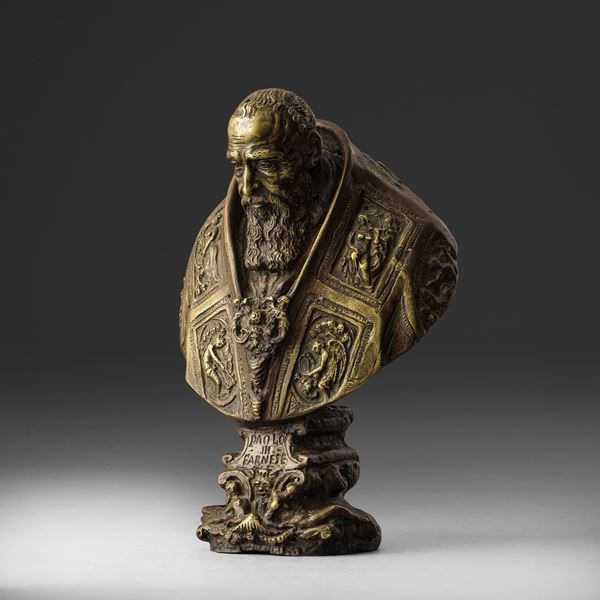 Papa Paolo III (Alessandro Farnese 1468-1549). Fonditore del XVIII secolo