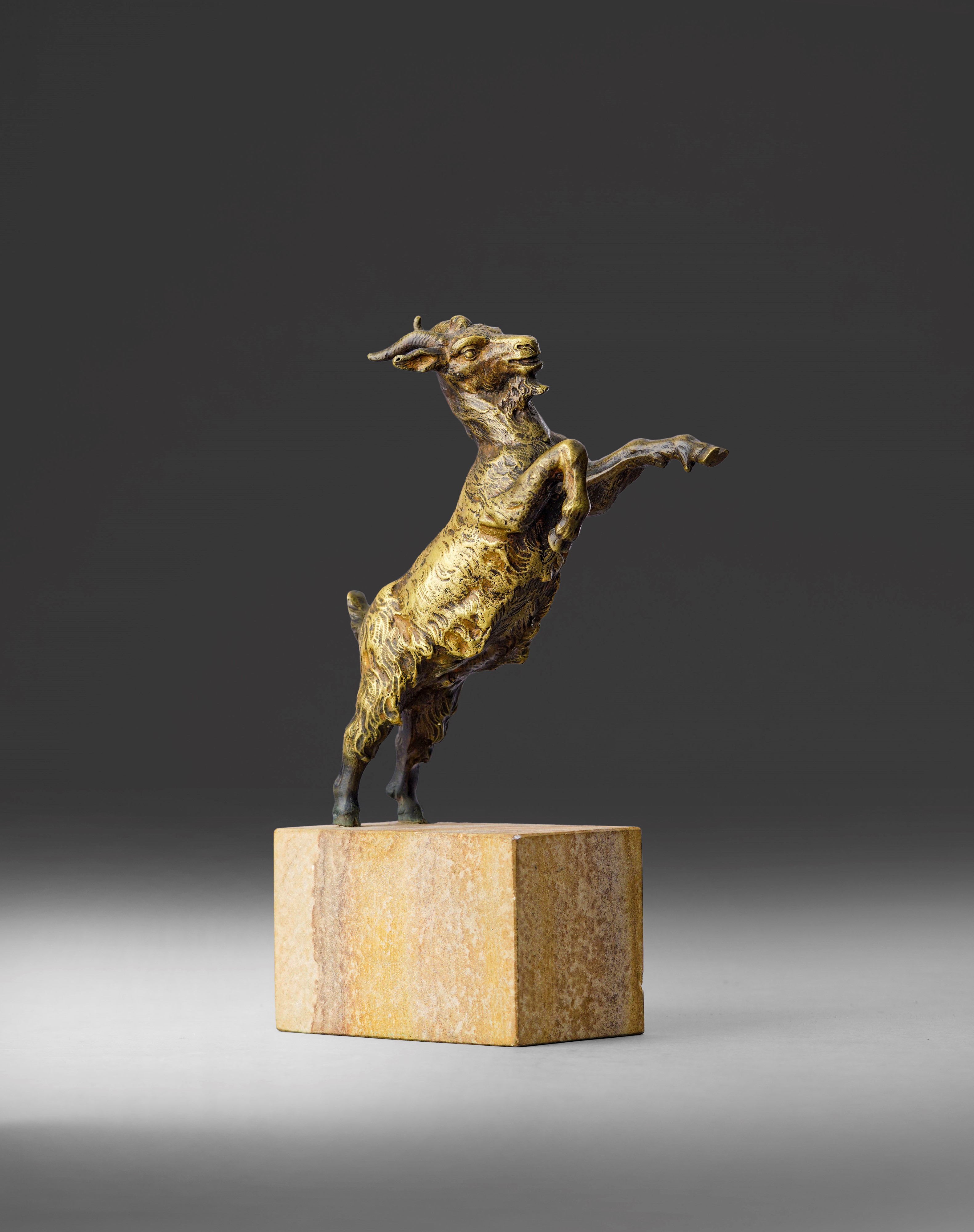 Fonditore rinascimentale (Padova?), Capro in bronzo fuso e cesellato, XVI secolo