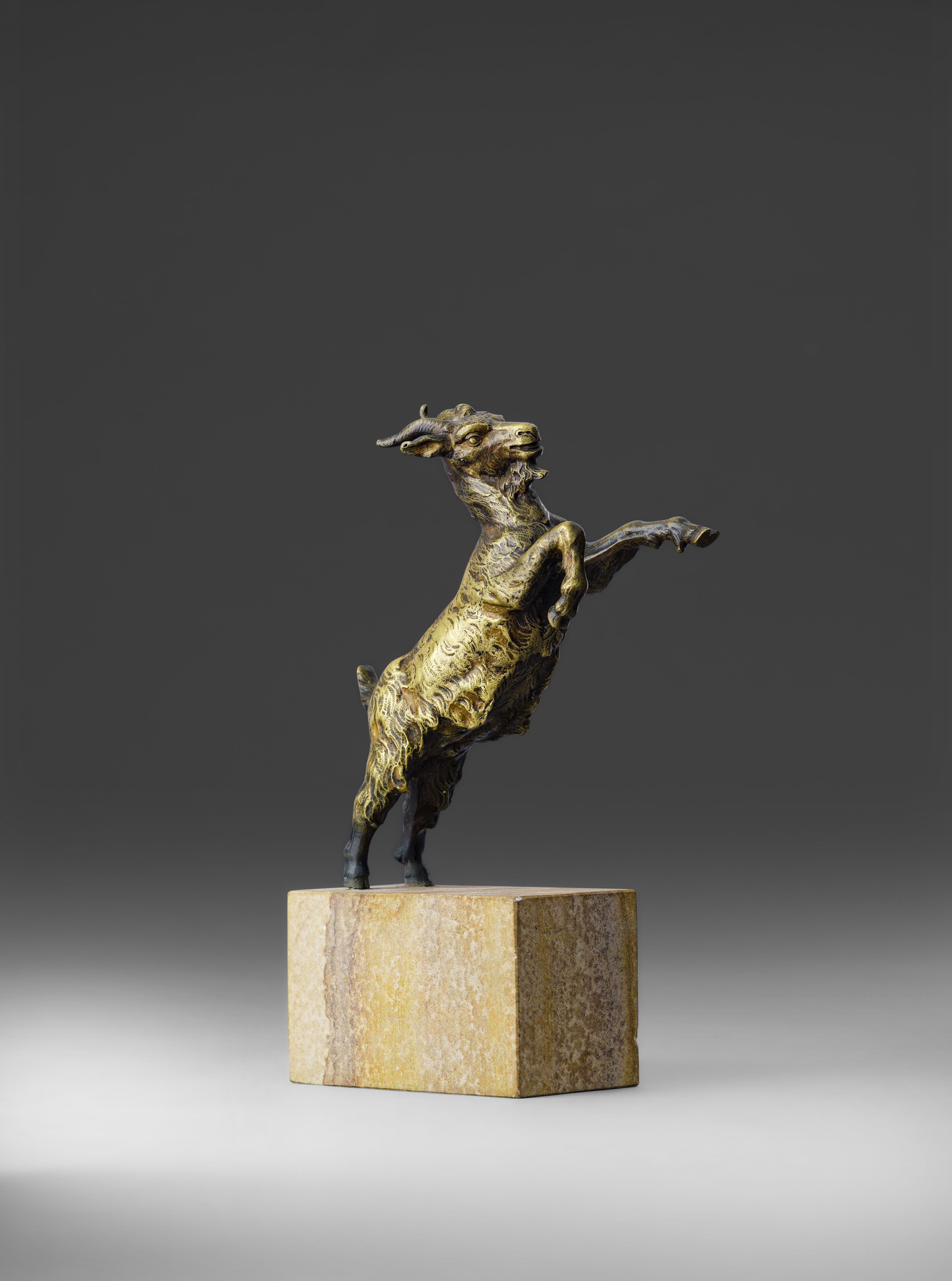 Fonditore rinascimentale (Padova?), Capro in bronzo fuso e cesellato, XVI secolo