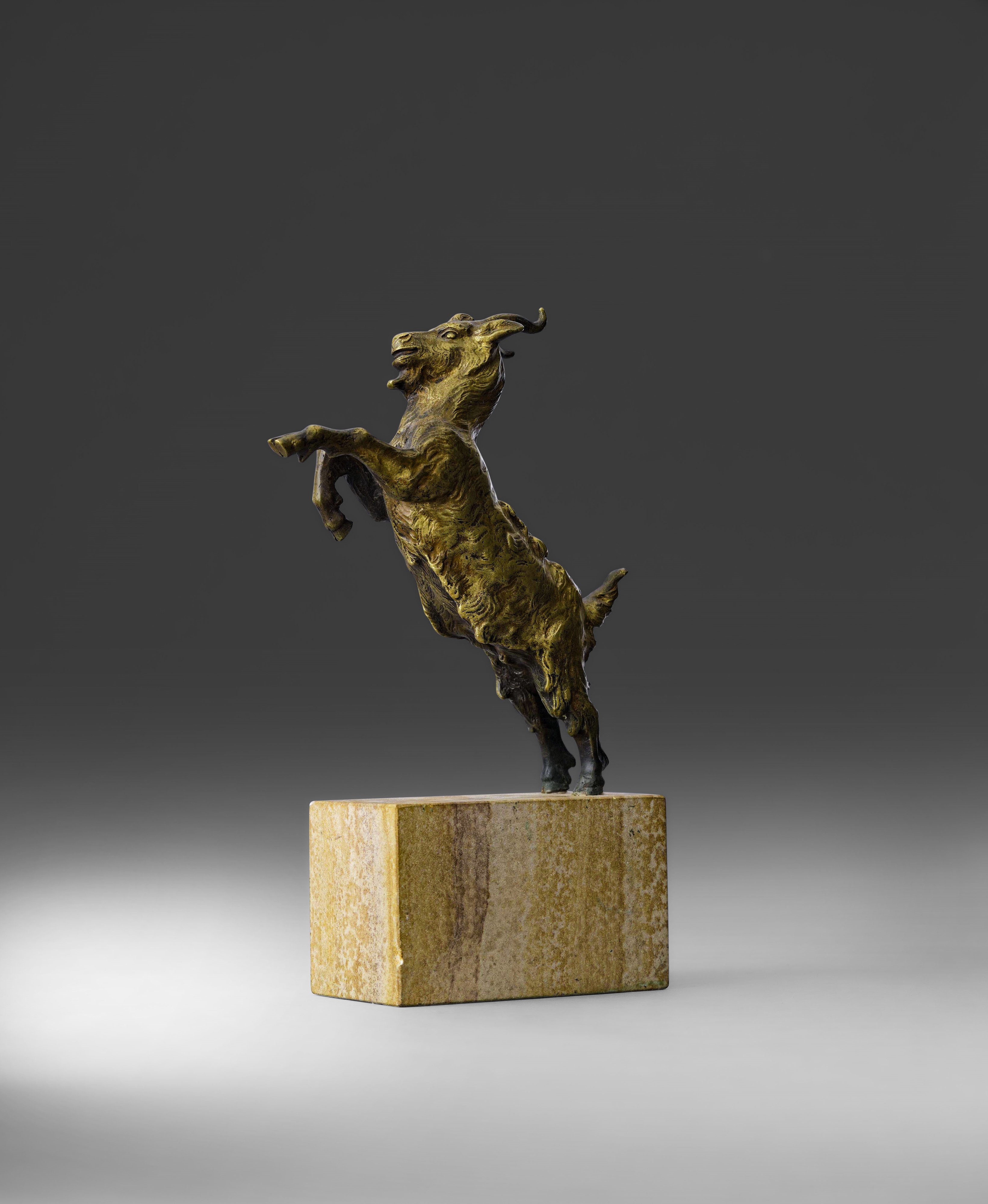 Fonditore rinascimentale (Padova?), Capro in bronzo fuso e cesellato, XVI secolo