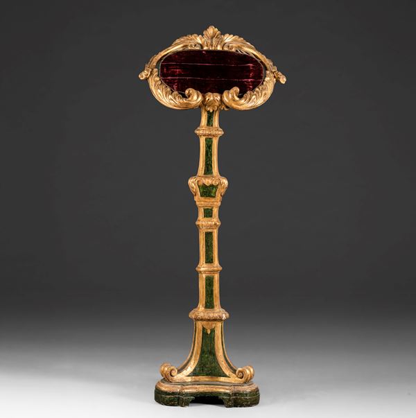 Leggio. Ebanisteria barocca del XVIII secolo