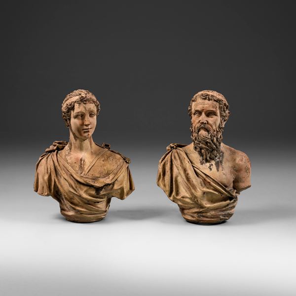 Apollo e Nettuno. Arte italiana (Napoli?) del XVIII secolo