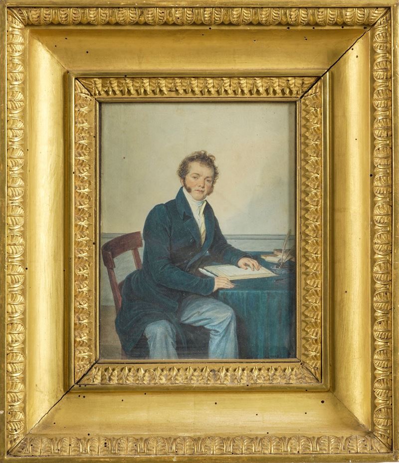 Portrait of a gentleman  - Auction Professor Ferdinando Cappelletti's Fine Art Collection - Cambi Casa d'Aste