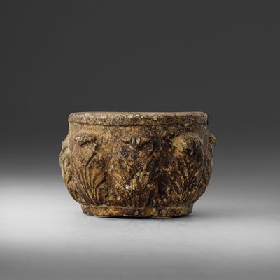 Lapicida, Mortaio del XVII-XVIII secolo in breccia colorata