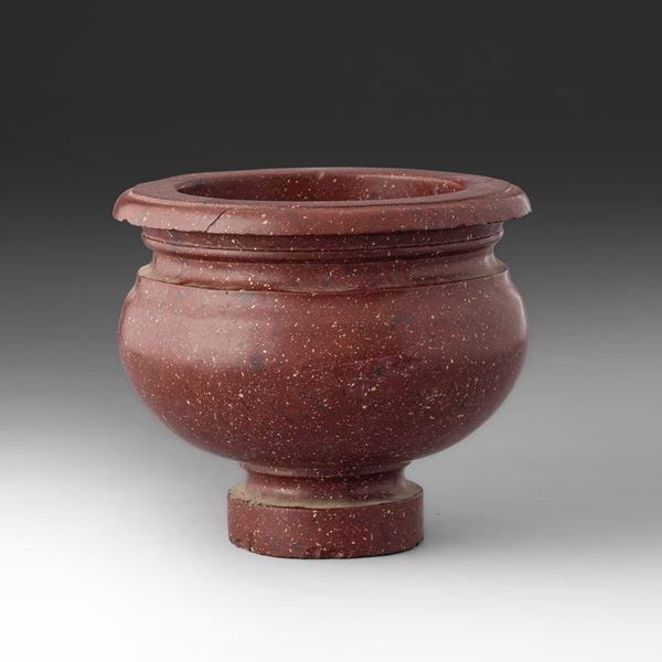 Porphyry mortar, 1800s